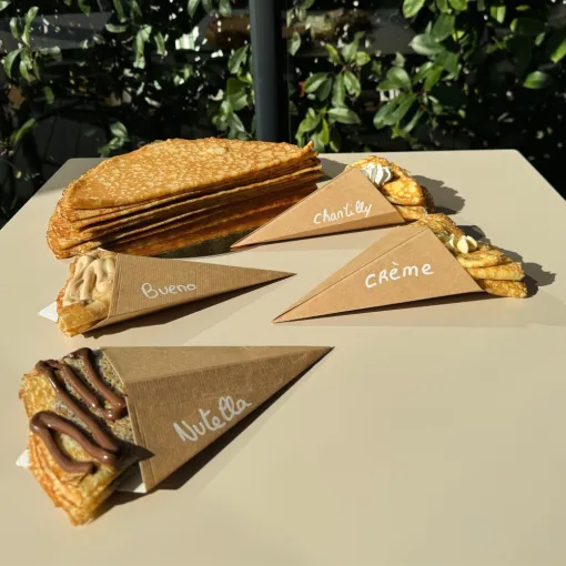 Les crêpes faites maison pour célébrer la Chandeleur à Saint-Laurent-de-la-Salanque, Saint-Laurent-de-la-Salanque, La Boulangerie AG