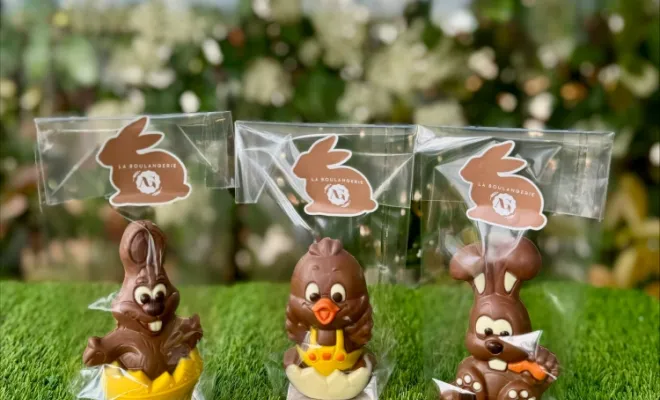 LES LAPINS ET LE POUSSIN